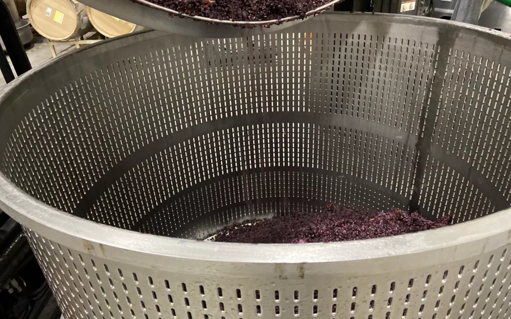 Wine production at Sugarloaf Wine Co.